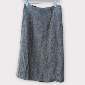 JOHN PATRICK 100% Wool lined midi skirt